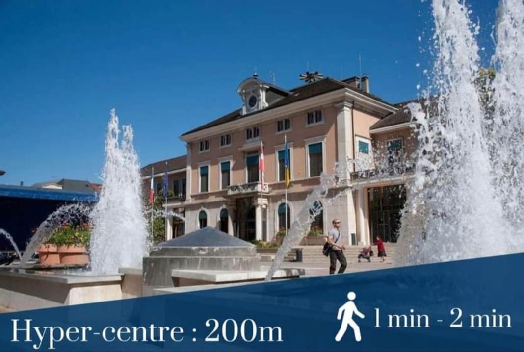 Apart 5 Personnes, 1Min Gare D'Annemasse, Geneve 5Km Εξωτερικό φωτογραφία