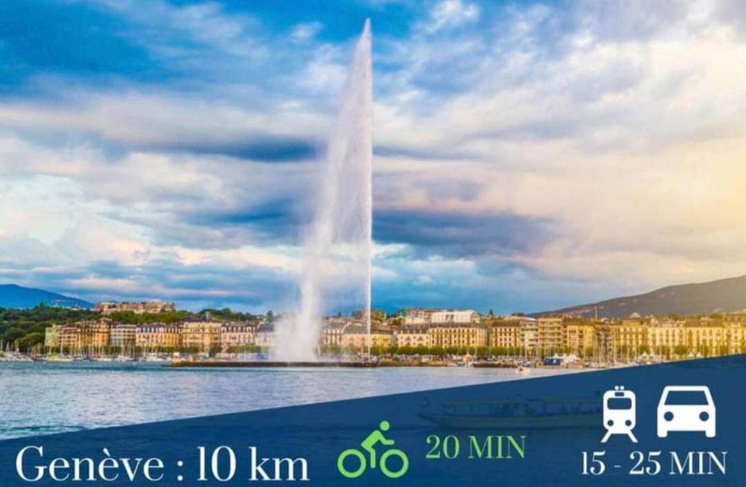 Apart 5 Personnes, 1Min Gare D'Annemasse, Geneve 5Km Εξωτερικό φωτογραφία